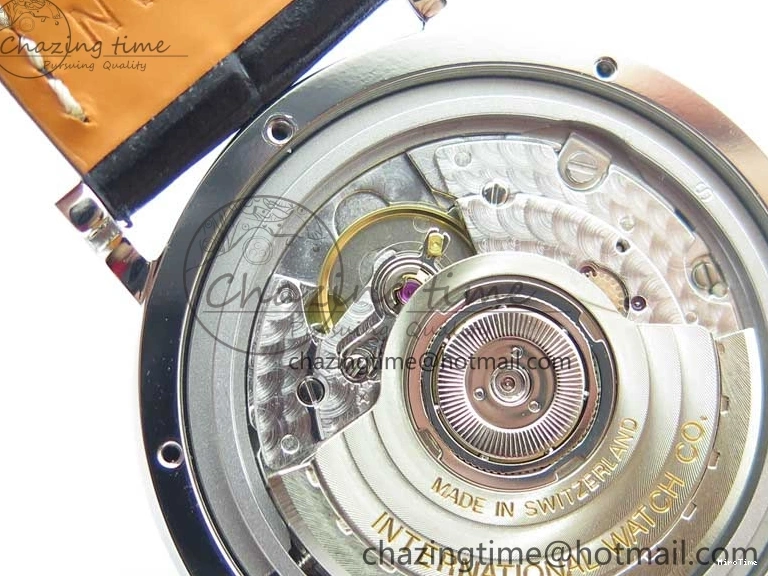MIROTIME 0501 Portofino 37mm SS V7F 1:1 Best Edition Gray Dial on Black Leather Strap A Practical 7094